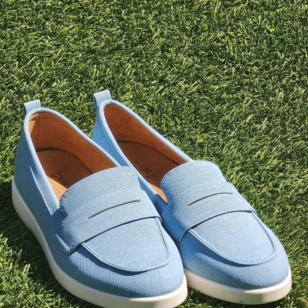 Naturalizer Women's Ingrid Denim Pattern Faux Leather Slip-On Sneaker Size 10